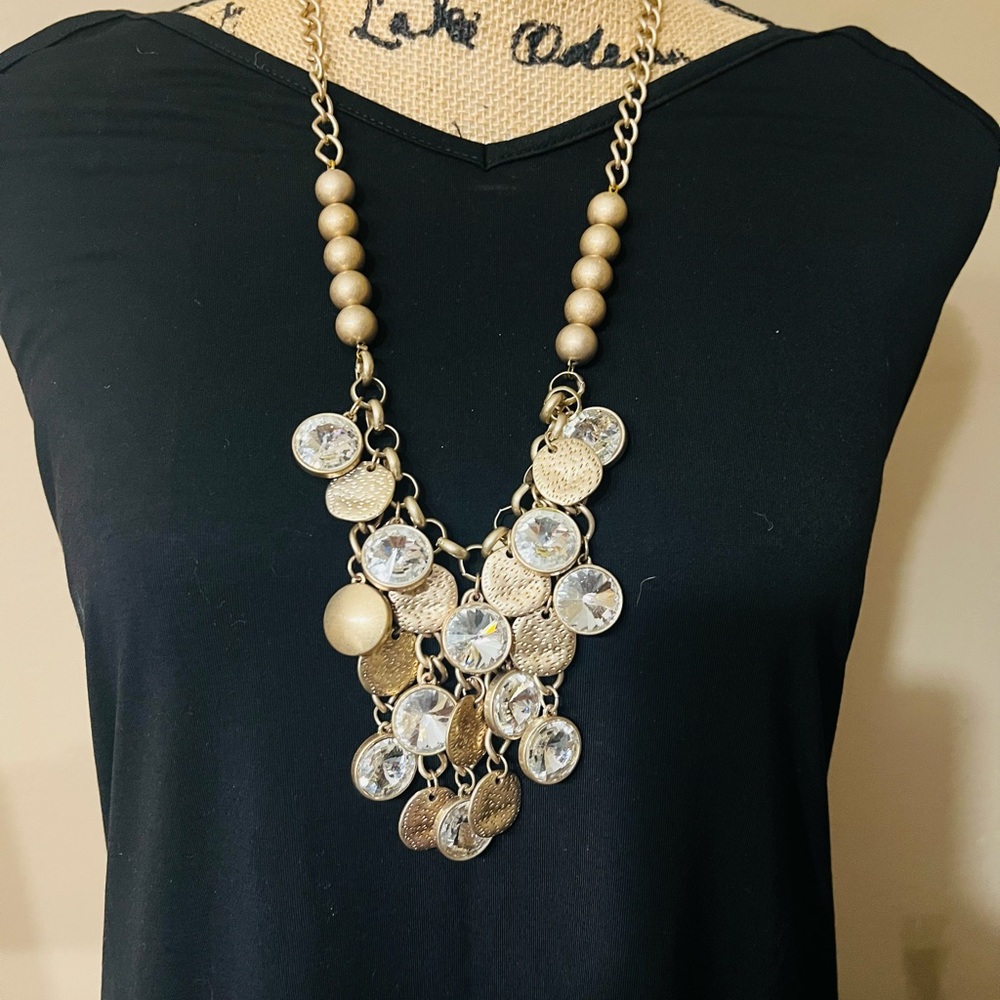 Premier Designs Gold and Silver Necklace with Timeless Elegance